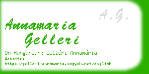 annamaria gelleri business card